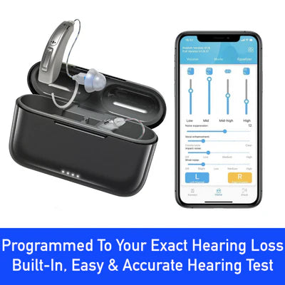 RIC Bluetooth Hearing Aids (App Controlled)